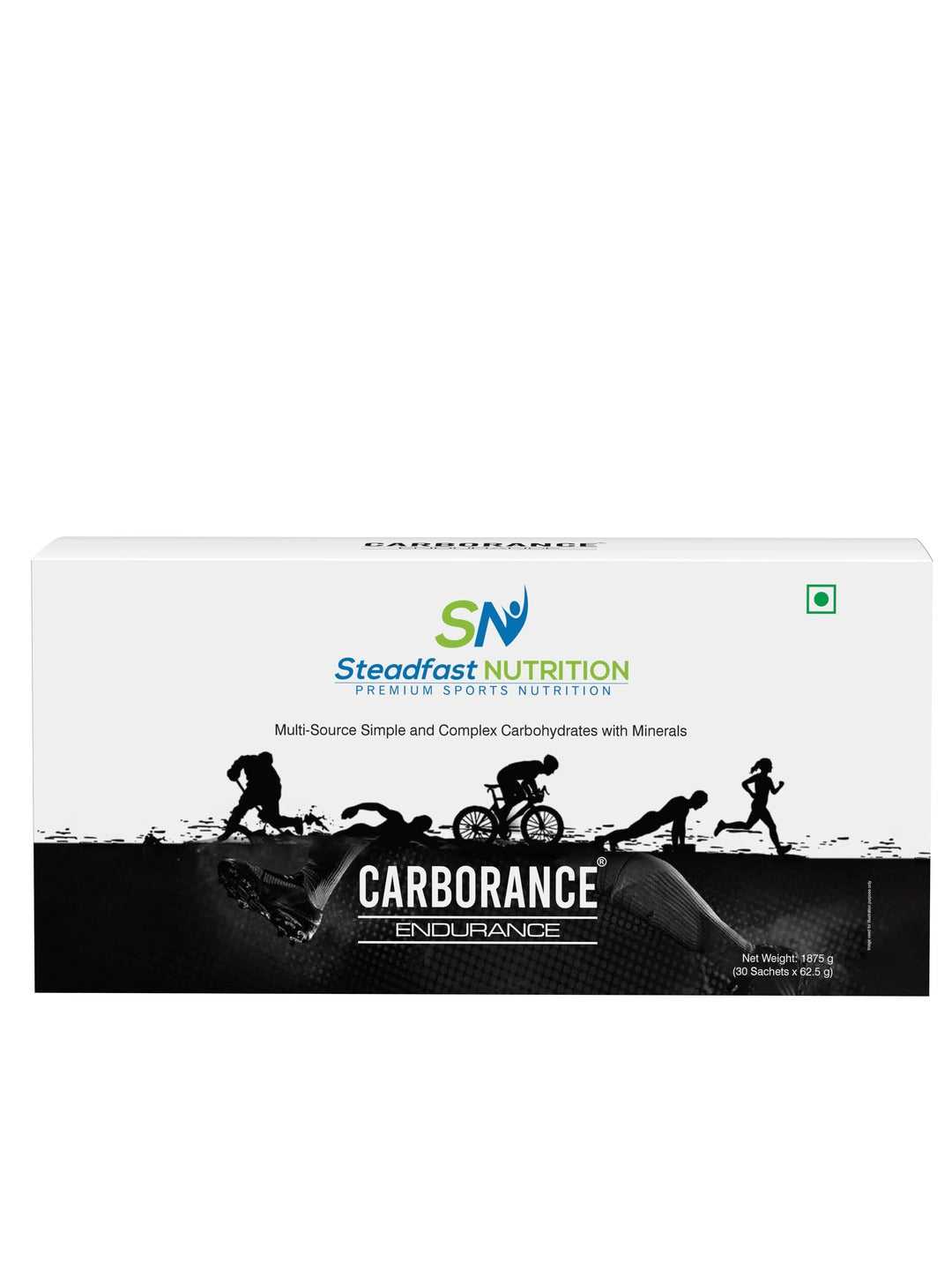 Steadfast Nutrition Carborance Multi-Source Carbohydrates - Unflavoured (30 Sachets)