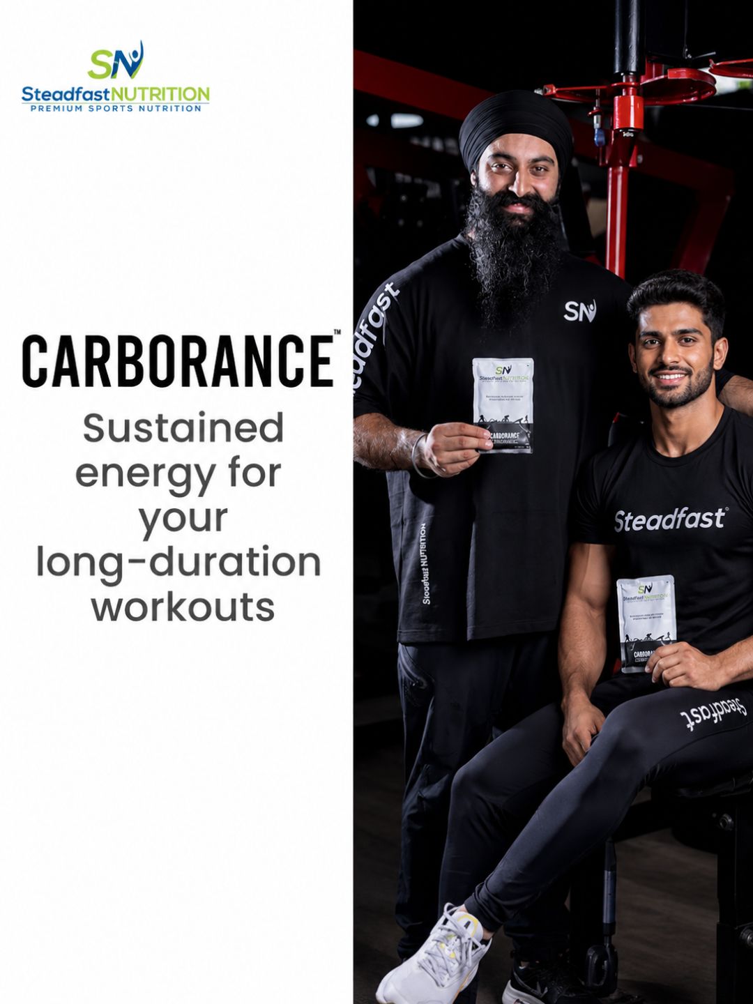 Steadfast Nutrition Carborance Multi-Source Carbohydrates - Unflavoured (30 Sachets)