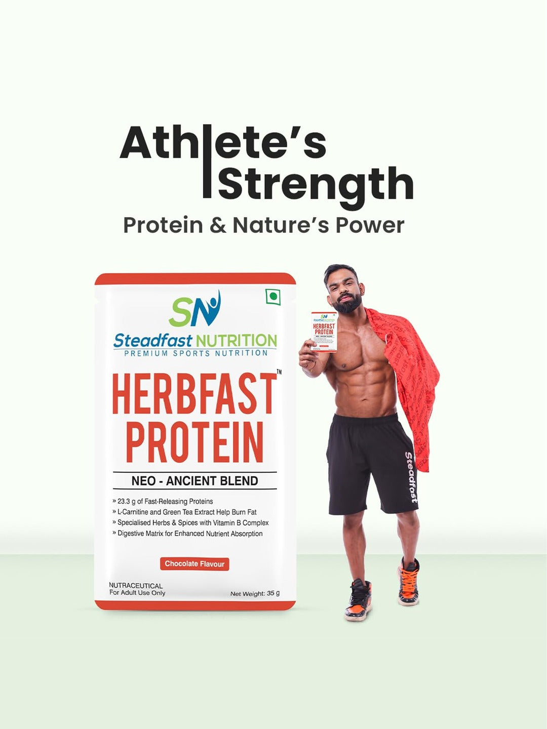 Steadfast Nutrition HerbFast Fast-Release Whey Protein - Chocolate (60 Sachets)