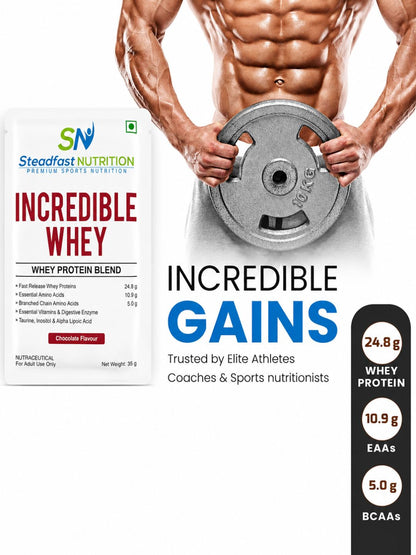 Steadfast Nutrition Incredible Whey Protein - Chocolate