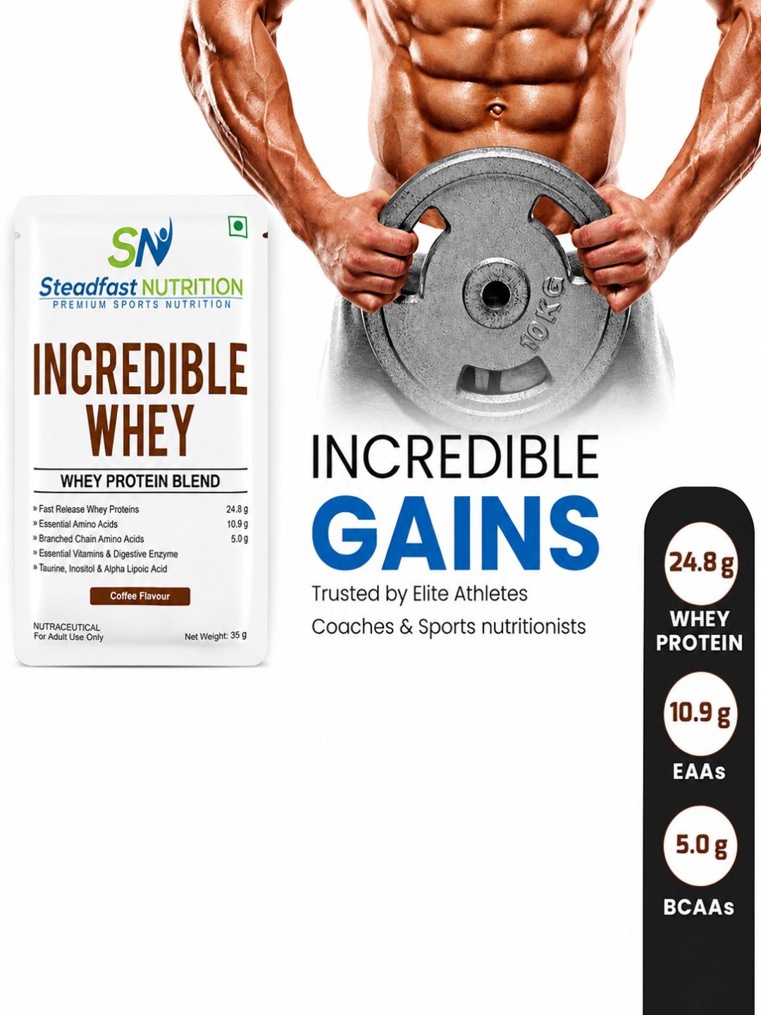 Steadfast Nutrition Incredible Whey Protein