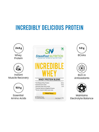 Steadfast Nutrition Incredible Whey Protein - Mango