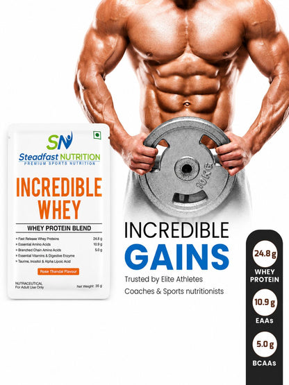 Steadfast Nutrition Incredible Whey Protein - Rose Thandai