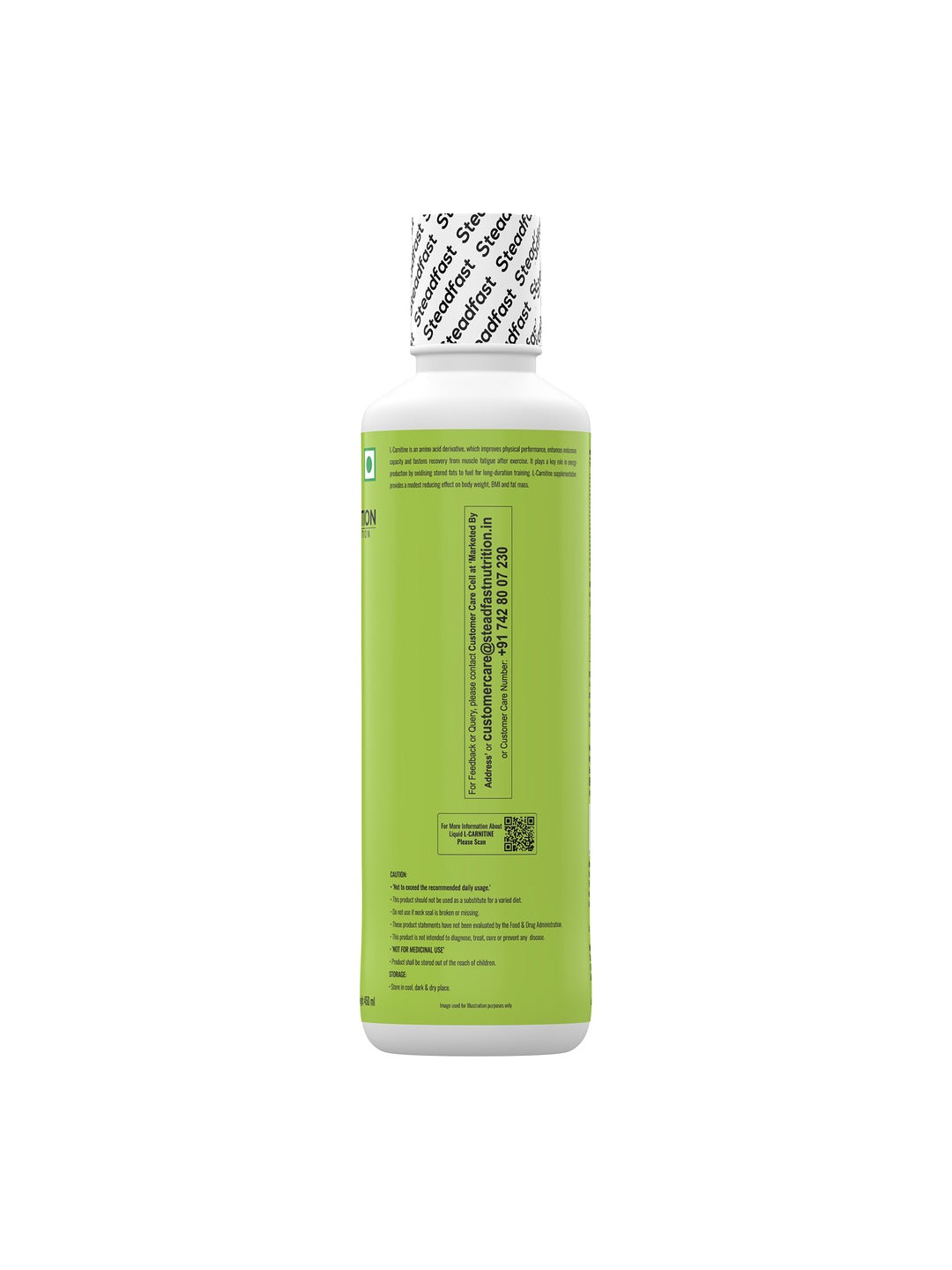 Steadfast Nutrition L-Carnitine 3000 mg Liquid Supplement