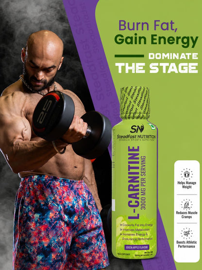 Steadfast Nutrition L-Carnitine 3000 mg Liquid Supplement