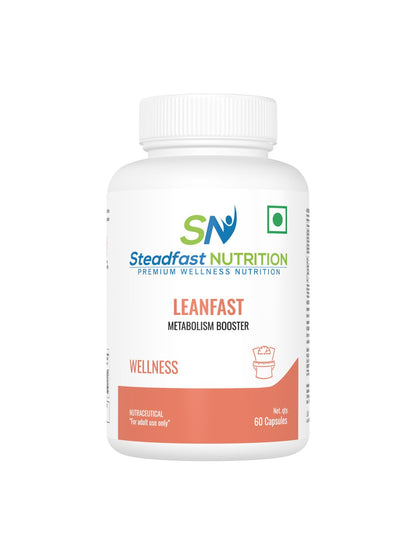 Steadfast Nutrition Leanfast Fat Burners Metabolism Booster Weight Loss Supplements (60 Capsules)