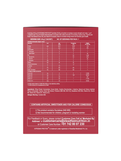 Steadfast Nutrition NitroMax Protein - Chocolate