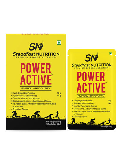 Steadfast Nutrition Power Active Whey Concentrate - Chocolate (6 Sachets)