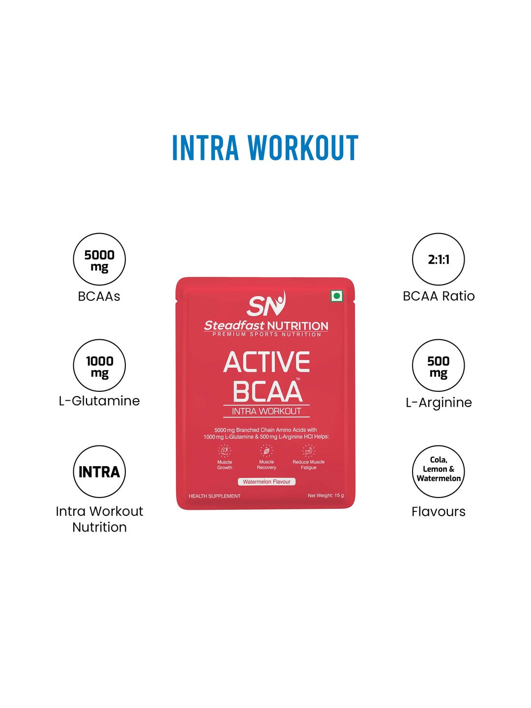 Steadfast Nutrition Active BCAA Supplement
