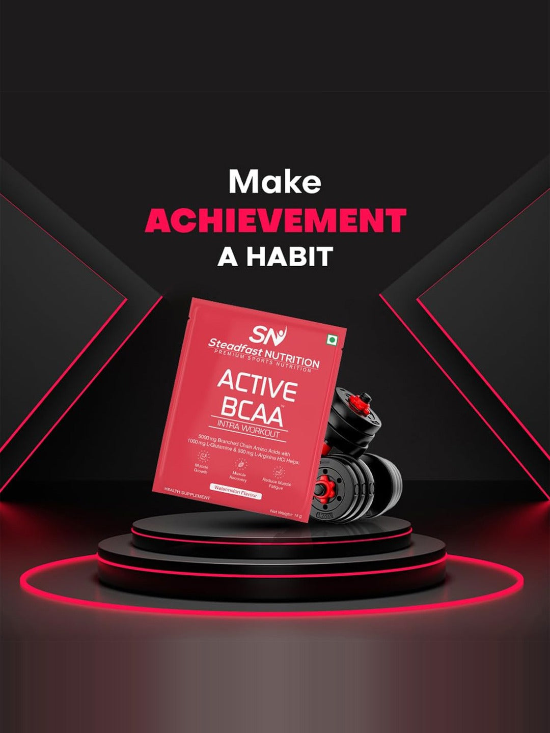 Steadfast Nutrition Active BCAA Supplement