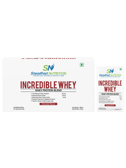 Steadfast Nutrition Incredible Whey Protein - Chocolate