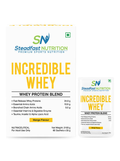 Steadfast Nutrition Incredible Whey Protein - Mango