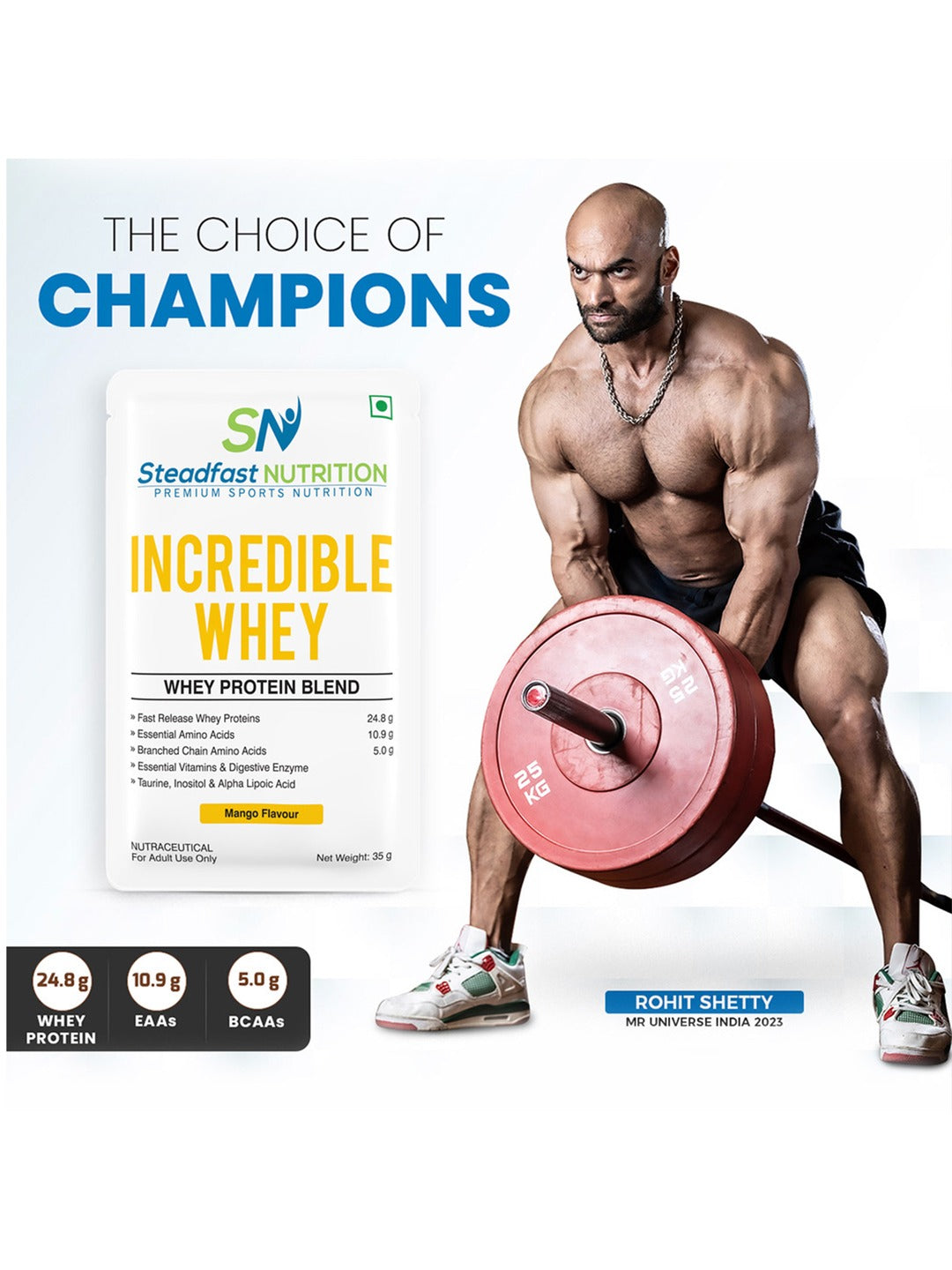 Steadfast Nutrition Incredible Whey Protein - Mango