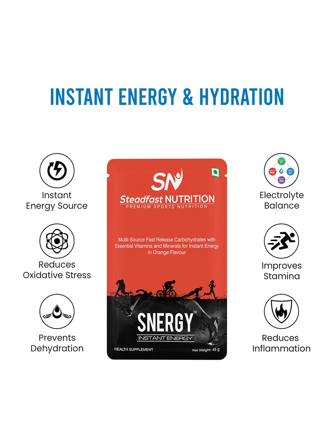 Steadfast Nutrition Snergy Instant Energy & Hydration Drink
