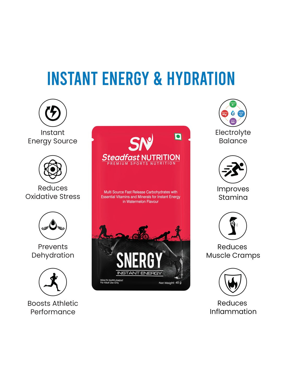 Steadfast Nutrition Snergy Instant Energy & Hydration Drink