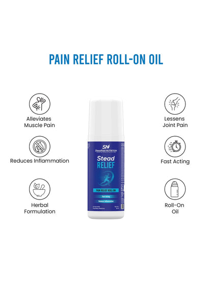 SteadRelief Pain Relief Roll-On (60 ml)