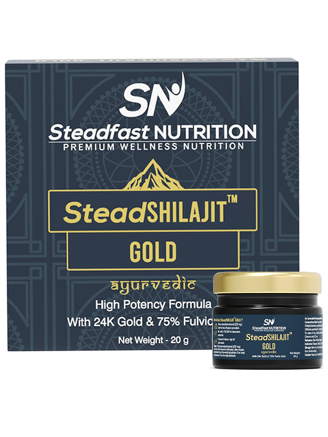 Steadfast Nutrition Stead Shilajit Gold (20 g)
