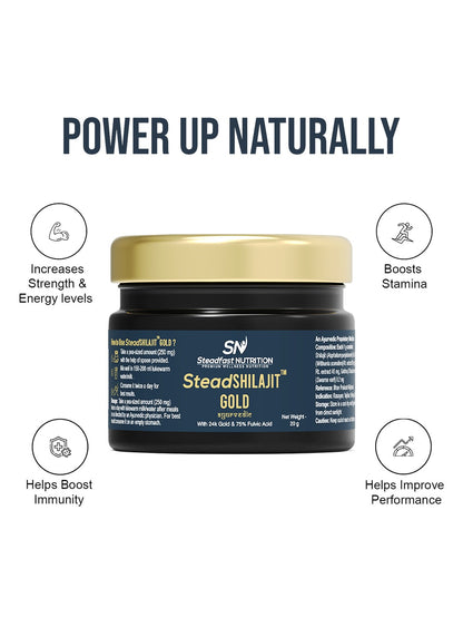 Steadfast Nutrition Stead Shilajit Gold (20 g)