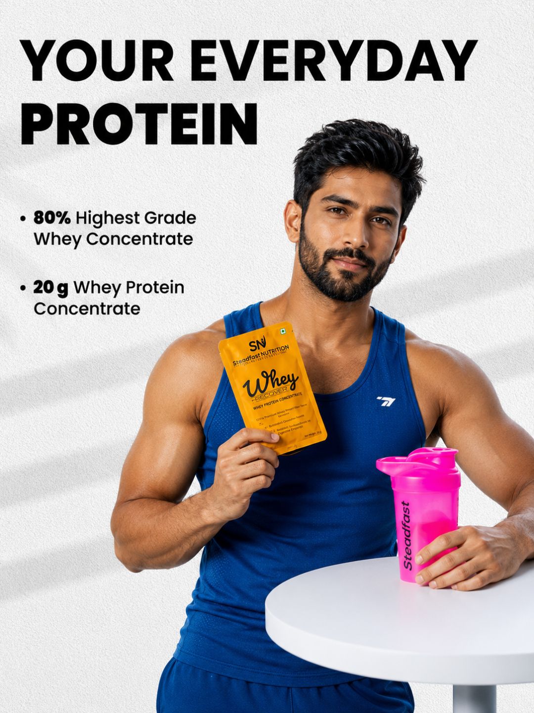 Steadfast Nutrition Whey Protein Concentrate - Unflavoured