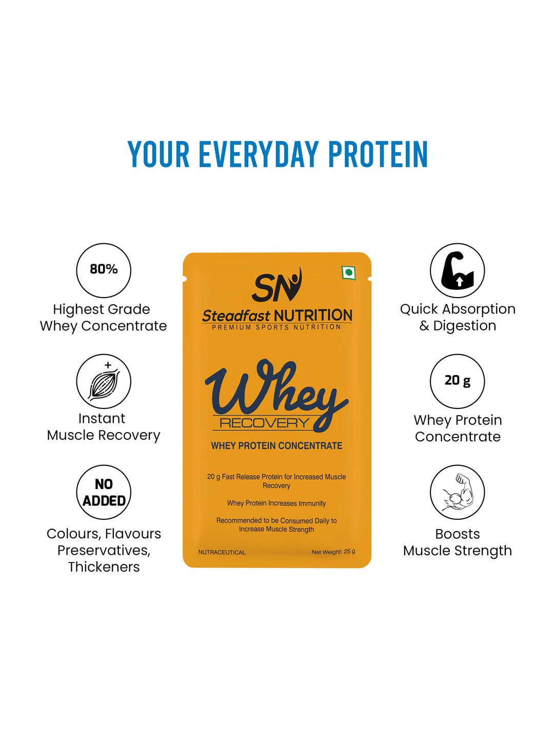 Steadfast Nutrition Whey Protein Concentrate - Unflavoured