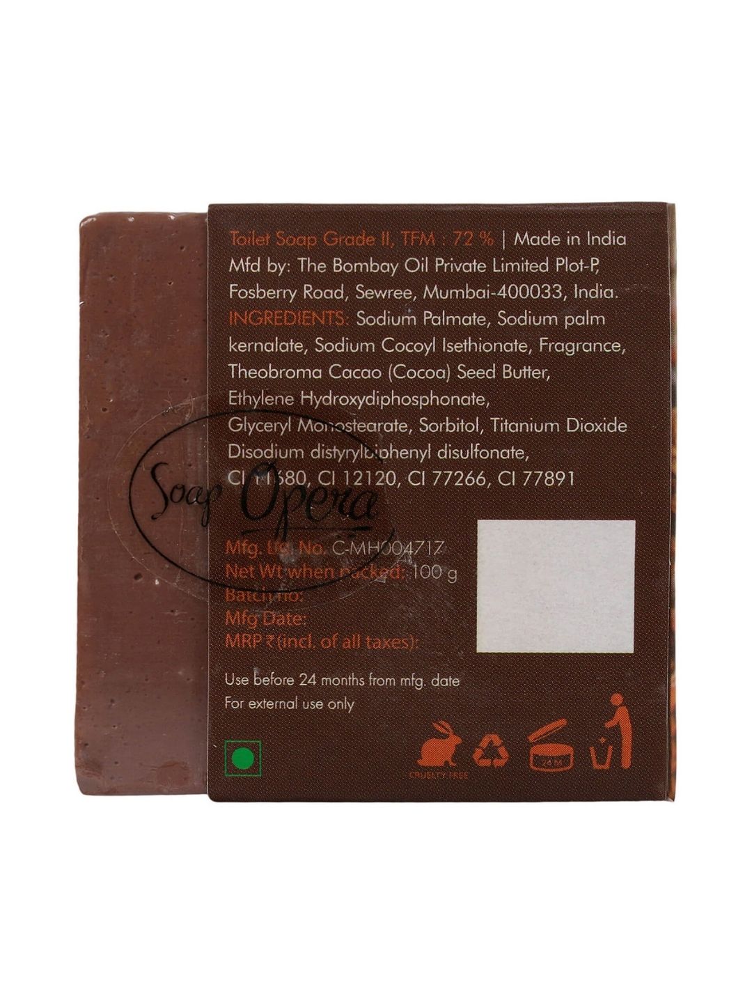 Soap Opera Spearmint Bathing Bar