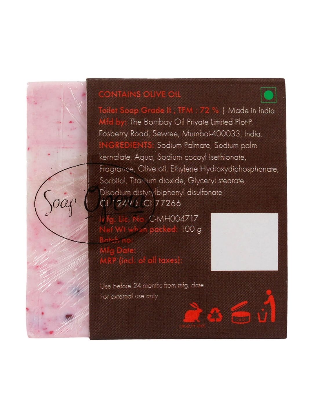Soap Opera Spearmint Bathing Bar