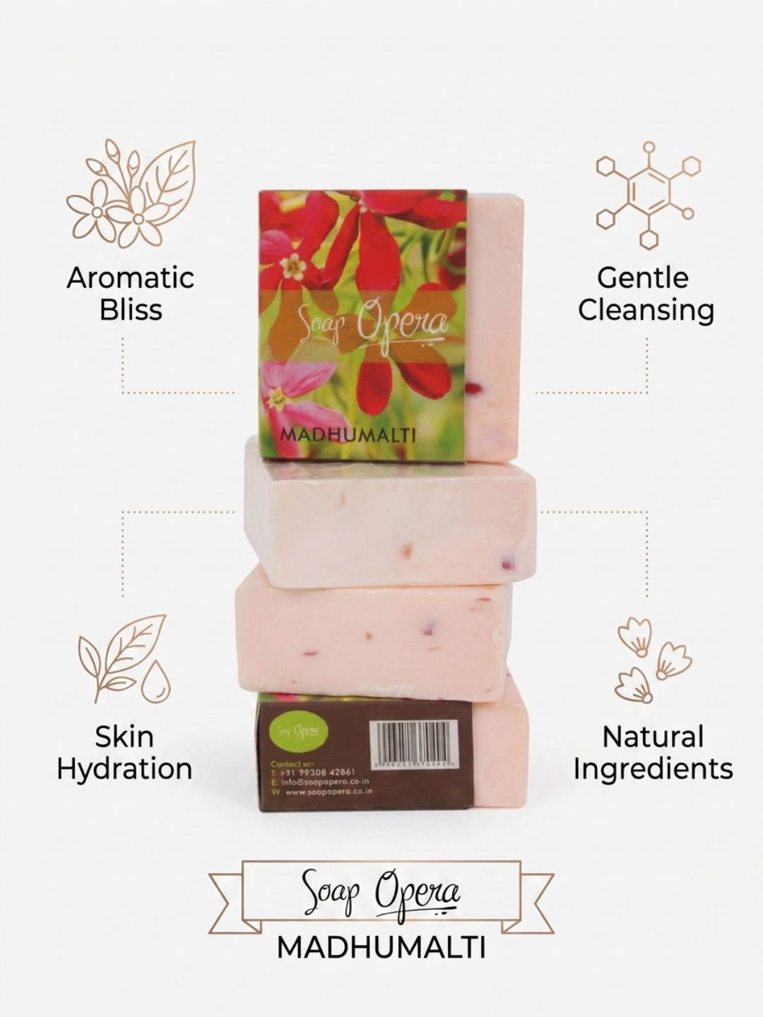 Soap Opera Spearmint Bathing Bar