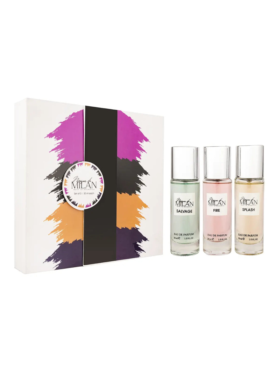 Maison de Milan Splash/Fire/Salvage EDP Gift Set (90ml)