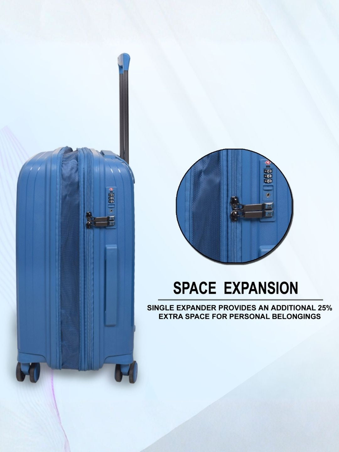 it luggage Spontaneous Exp Blue Check-in 28 Inches Trolley Bag