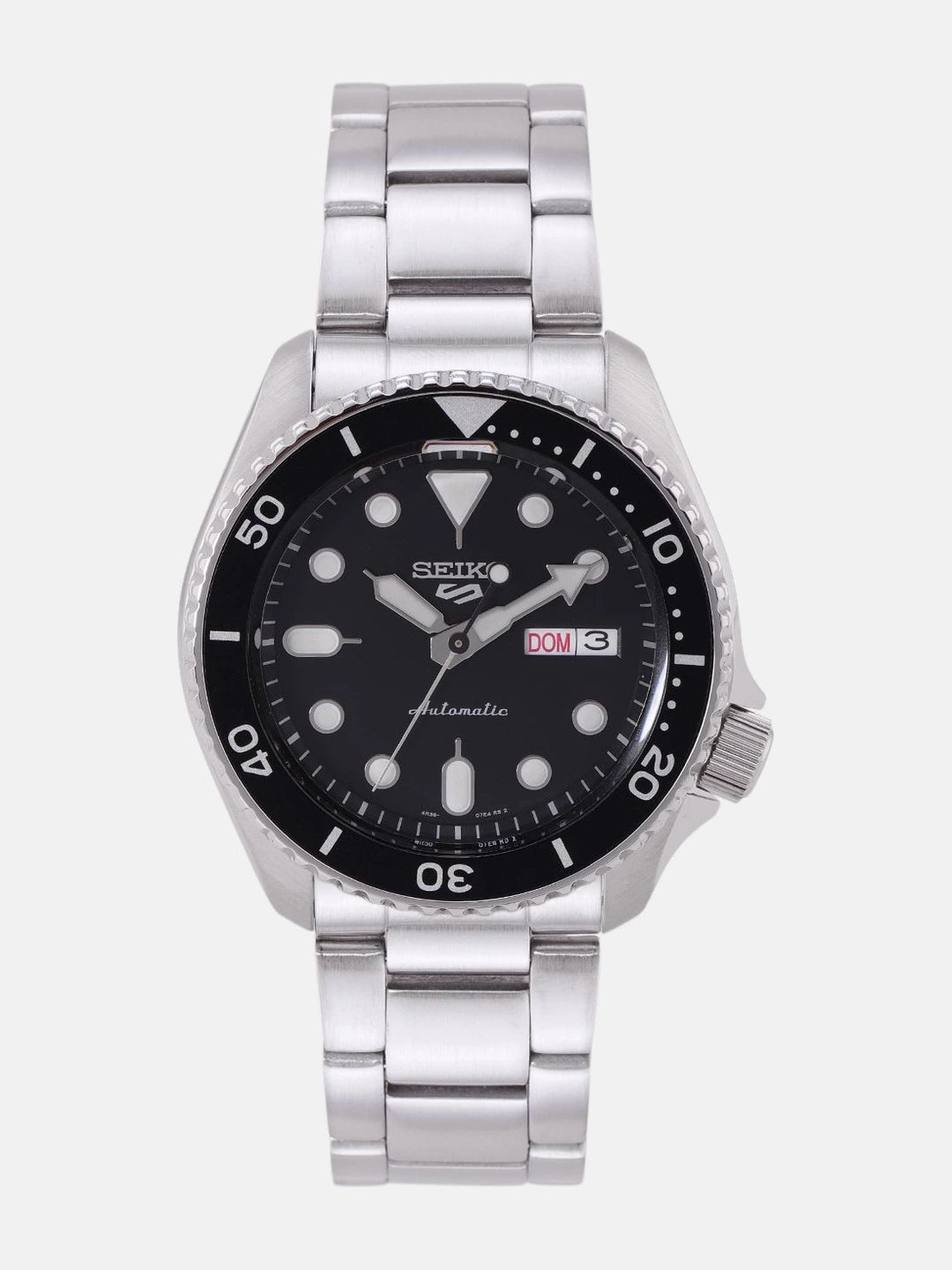 Seiko 5 Sports Automatic Black Analogue Watch - SRPD55K1