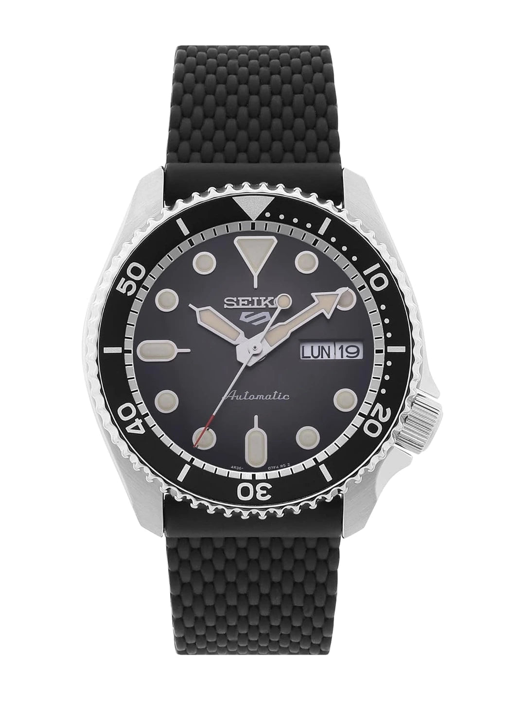 Seiko Round Black Dial Analog Watch - SRPD73K2