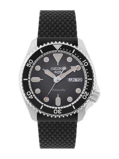 Seiko Round Black Dial Analog Watch - SRPD73K2