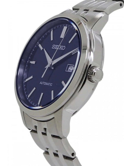 Seiko Blue Dial & Stainless Steel Strap Analogue Watch - SRPH87K1