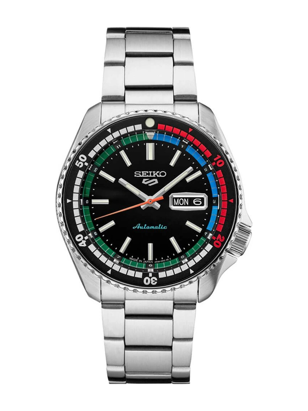 Seiko Round Black Dial Analog Watch - SRPK13K1