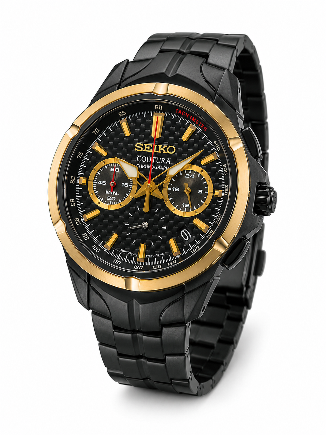 Seiko Round Analog Watch - SSB442P1