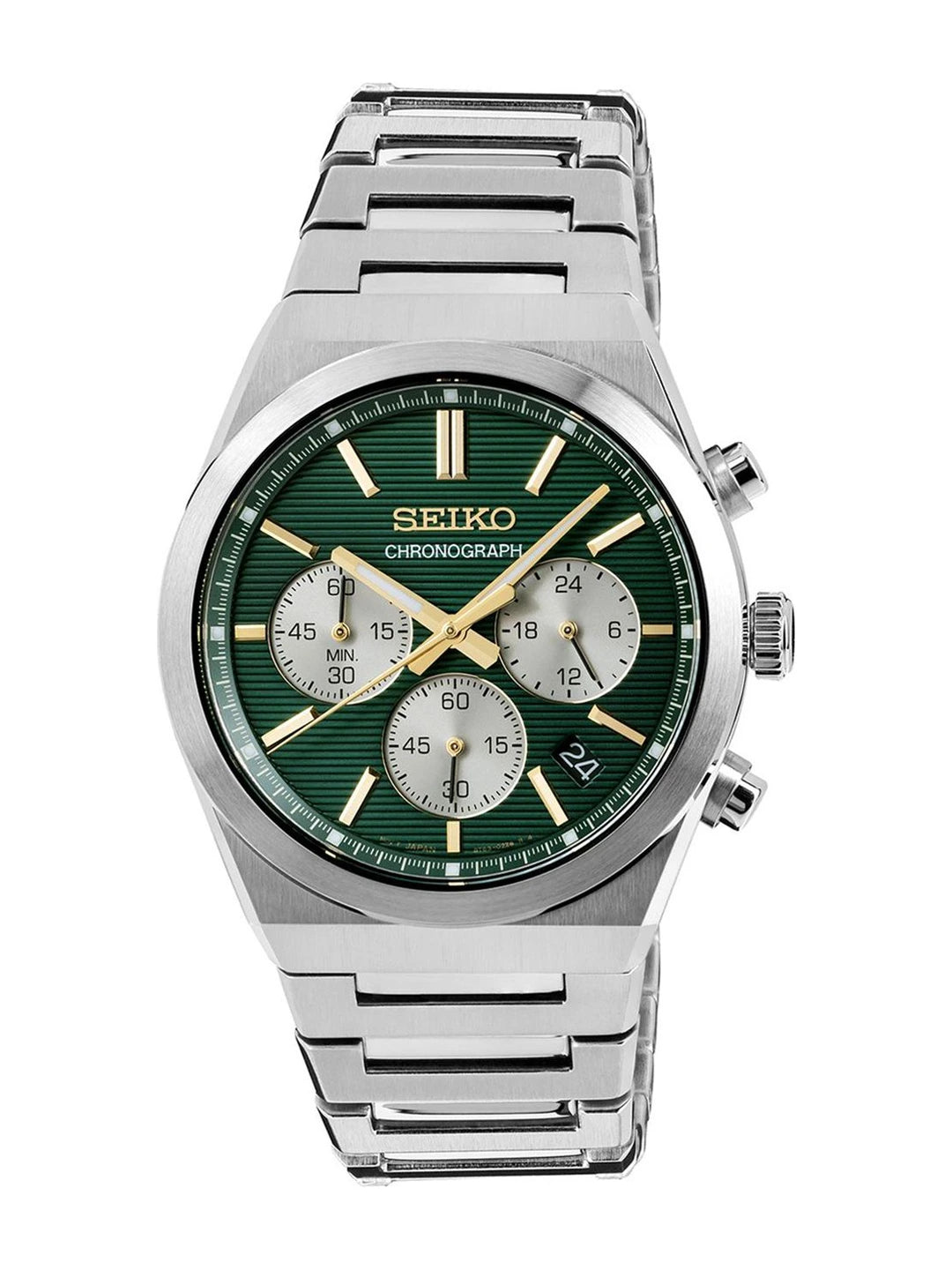 Seiko Stainless Steel Bracelet Style Strap Analogue Motion Powered Watch - SSB461P1