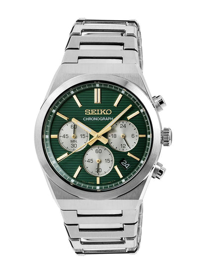 Seiko Stainless Steel Bracelet Style Strap Analogue Motion Powered Watch - SSB461P1