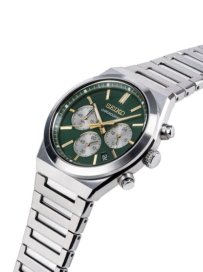 Seiko Stainless Steel Bracelet Style Strap Analogue Motion Powered Watch - SSB461P1