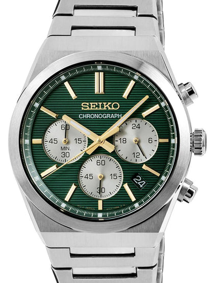 Seiko Stainless Steel Bracelet Style Strap Analogue Motion Powered Watch - SSB461P1