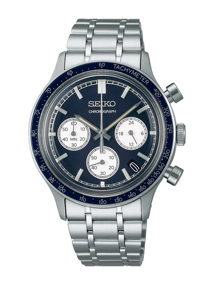 Seiko Round Analog Watch - SSB477P1