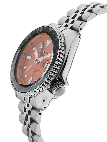 Seiko Bracelet Style Strap Analogue Automatic Powered Date Aperture Watch - SSK005K1
