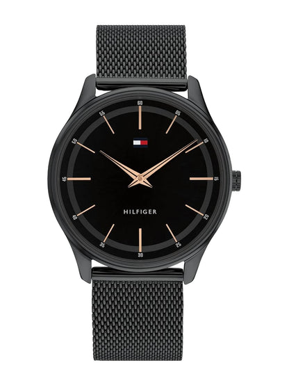 Tommy Hilfiger  Round Black Dial Analog Watch - TH1710470