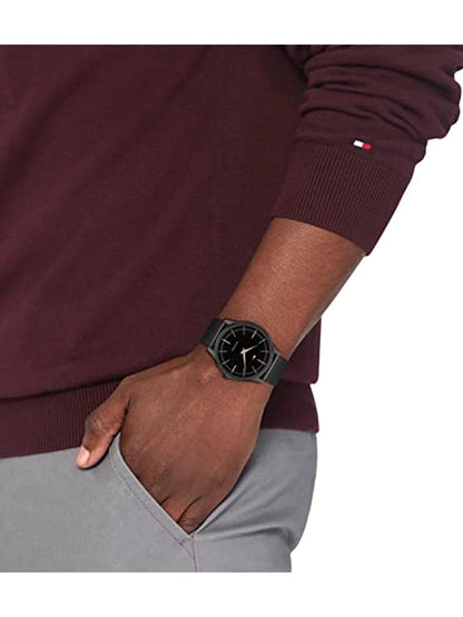 Tommy Hilfiger  Round Black Dial Analog Watch - TH1710470
