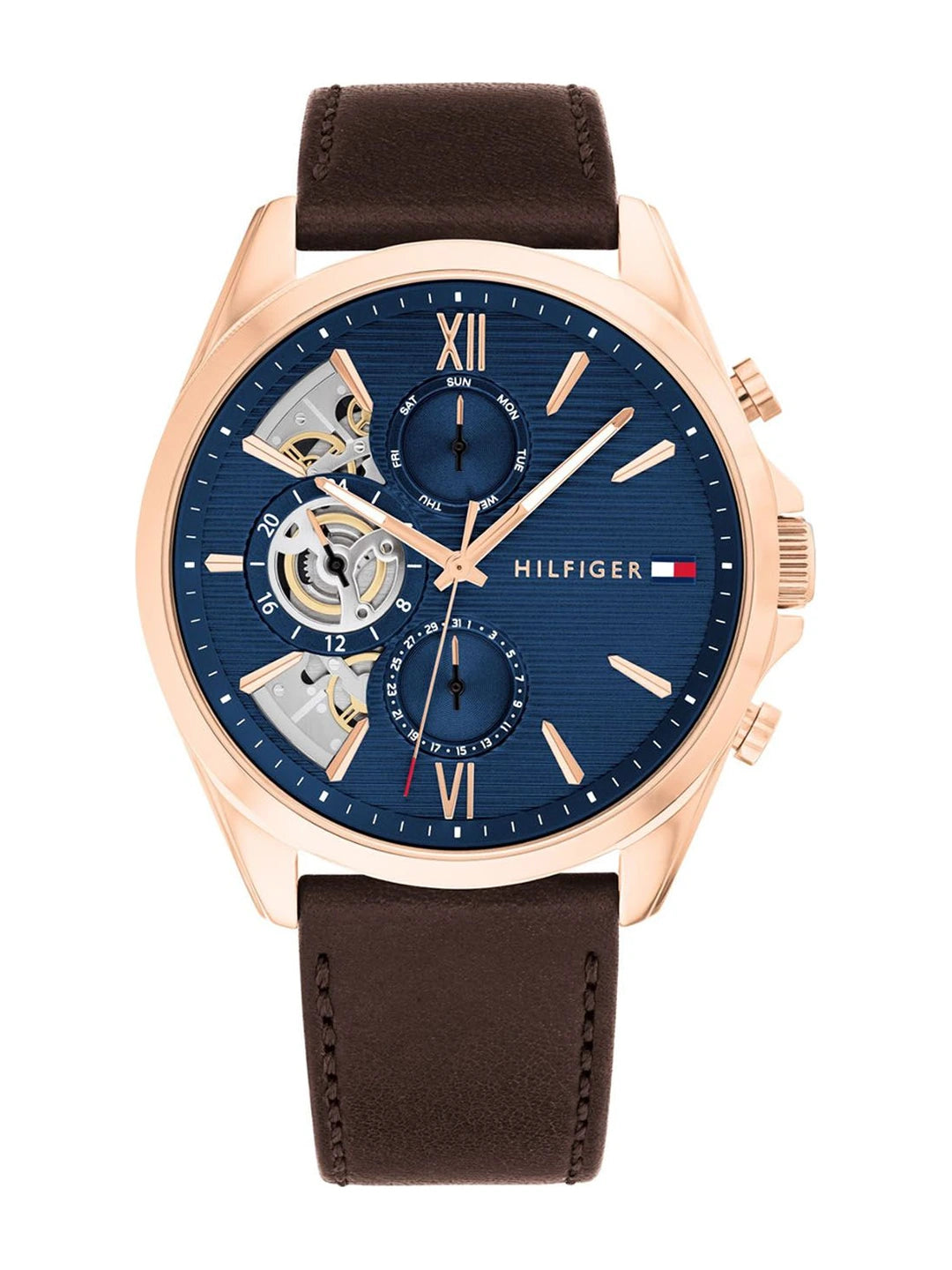 Tommy Hilfiger Dial & Leather Strap Chronograph Analogue Watch - TH1710645