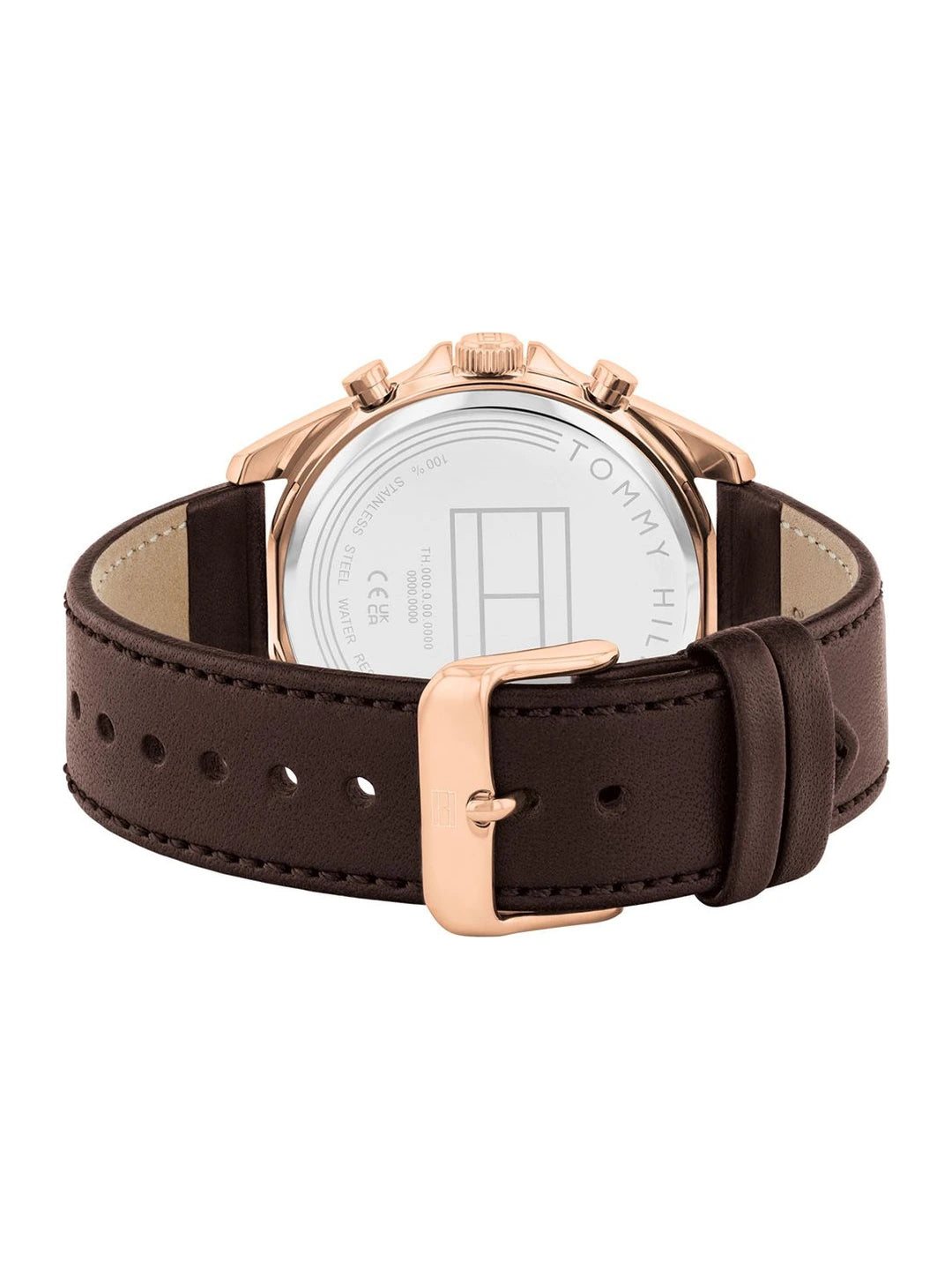 Tommy Hilfiger Dial & Leather Strap Chronograph Analogue Watch - TH1710645