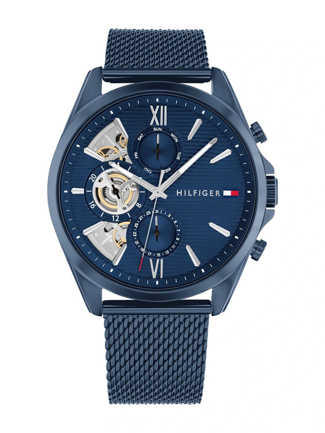 Tommy Hilfiger Dial & Textured Strap Analogue Watch  - TH1710648