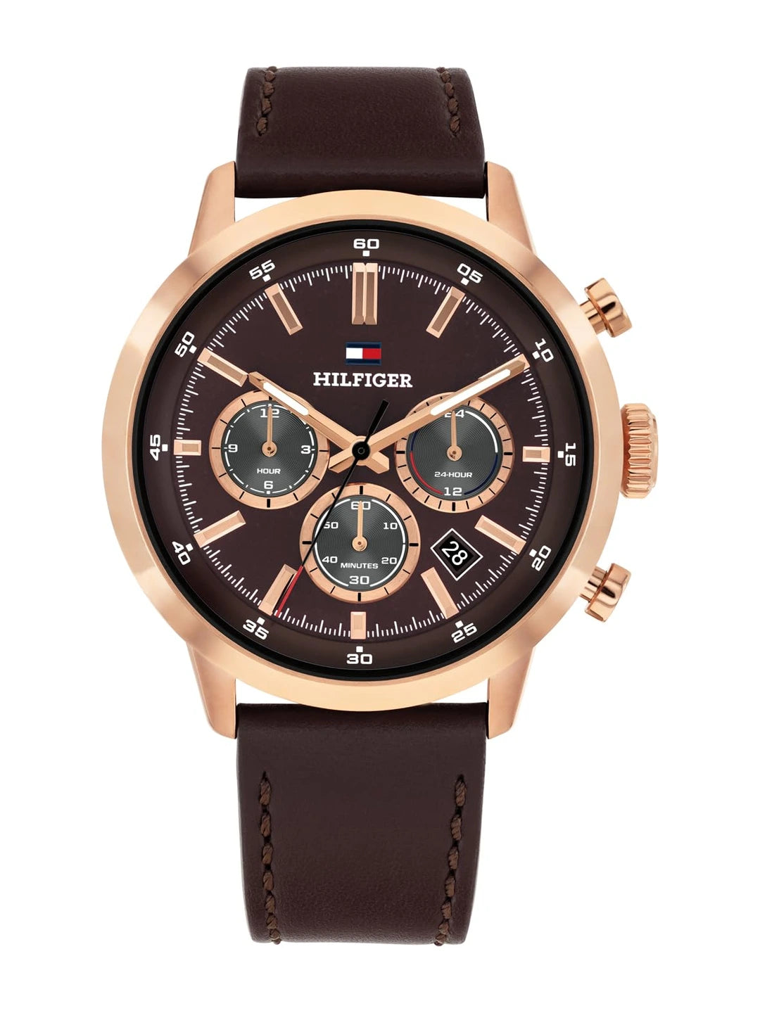 Tommy Hilfiger  Round Brown Dial Analog Watch - TH1710752