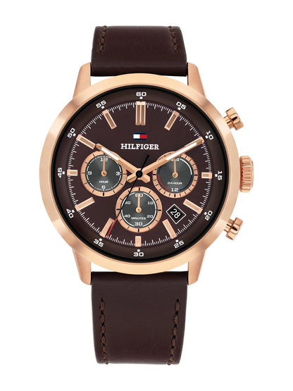 Tommy Hilfiger  Round Brown Dial Analog Watch - TH1710752