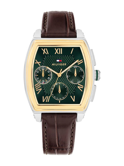 Tommy Hilfiger Rectangule Green Dial Analog Watch - TH1710762