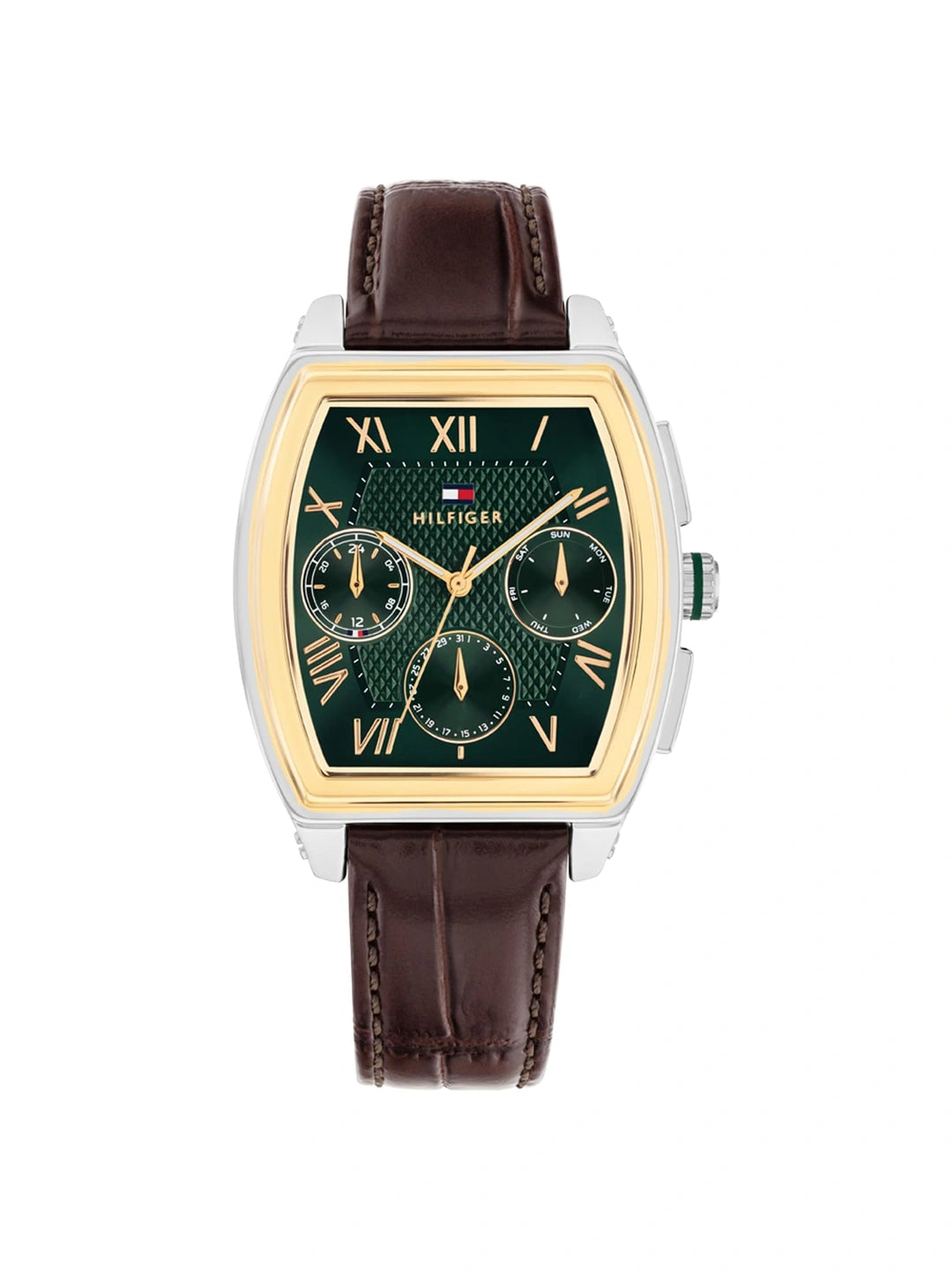 Tommy Hilfiger Rectangule Green Dial Analog Watch - TH1710762
